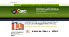 Desktop Screenshot of crownrentalsinc.com